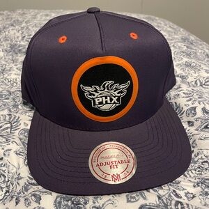 Mitchell & Ness Purple PHX Cap with Orange Details